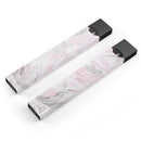 Mixtured Pink and Gray v4 Textured Marble - Premium Decal Protective Skin-Wrap Sticker compatible with the Juul Labs vaping device