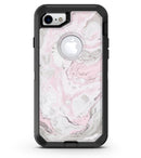 Mixtured Pink and Gray v4 Textured Marble - iPhone 7 or 8 OtterBox Case & Skin Kits