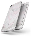 Mixtured Pink and Gray v4 Textured Marble - Skin-kit for the iPhone 8 or 8 Plus