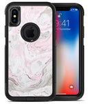 Mixtured Pink and Gray v4 Textured Marble - iPhone X OtterBox Case & Skin Kits
