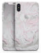 Mixtured Pink and Gray v4 Textured Marble - iPhone X Skin-Kit