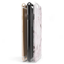 Mixtured Pink and Gray v9 Textured Marble iPhone 6/6s or 6/6s Plus 2-Piece Hybrid INK-Fuzed Case