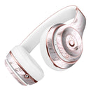 Mixtured Pink and Gray v9 Textured Marble Full-Body Skin Kit for the Beats by Dre Solo 3 Wireless Headphones