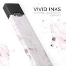 Mixtured Pink and Gray v9 Textured Marble - Premium Decal Protective Skin-Wrap Sticker compatible with the Juul Labs vaping device