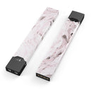 Mixtured Pink and Gray v9 Textured Marble - Premium Decal Protective Skin-Wrap Sticker compatible with the Juul Labs vaping device