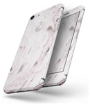 Mixtured Pink and Gray v9 Textured Marble - Skin-kit for the iPhone 8 or 8 Plus