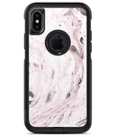 Mixtured Pink and Gray v9 Textured Marble - iPhone X OtterBox Case & Skin Kits