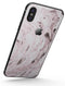 Mixtured Pink and Gray v9 Textured Marble - iPhone X Skin-Kit