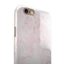 Mixtured Pink v3 Textured Marble iPhone 6/6s or 6/6s Plus 2-Piece Hybrid INK-Fuzed Case