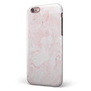 Mixtured Pink v3 Textured Marble iPhone 6/6s or 6/6s Plus 2-Piece Hybrid INK-Fuzed Case