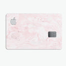 Mixtured Pink v3 Textured Marble - Premium Protective Decal Skin-Kit for the Apple Credit Card