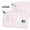 Mixtured Pink v3 Textured Marble - Premium Protective Decal Skin-Kit for the Apple Credit Card