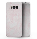 Mixtured Pink v3 Textured Marble - Samsung Galaxy S8 Full-Body Skin Kit