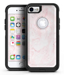 Mixtured Pink v3 Textured Marble - iPhone 7 or 7 Plus Commuter Case Skin Kit