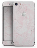 Mixtured Pink v3 Textured Marble - Skin-kit for the iPhone 8 or 8 Plus