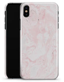 Mixtured Pink v3 Textured Marble - iPhone X Clipit Case