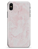 Mixtured Pink v3 Textured Marble - iPhone X Clipit Case