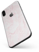 Mixtured Pink v3 Textured Marble - iPhone X Skin-Kit