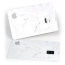 Mixtured Subtle Pink Textured Marble - Premium Protective Decal Skin-Kit for the Apple Credit Card