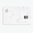 Mixtured Subtle Pink Textured Marble - Premium Protective Decal Skin-Kit for the Apple Credit Card