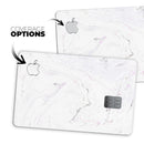 Mixtured Subtle Pink Textured Marble - Premium Protective Decal Skin-Kit for the Apple Credit Card