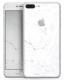 Mixtured Subtle Pink Textured Marble - Skin-kit for the iPhone 8 or 8 Plus