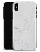 Mixtured Subtle Pink Textured Marble - iPhone X Clipit Case