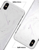 Mixtured Subtle Pink Textured Marble - iPhone X Clipit Case