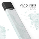 Mixtured Teal v3 Textured Marble - Premium Decal Protective Skin-Wrap Sticker compatible with the Juul Labs vaping device