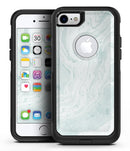 Mixtured Teal v3 Textured Marble - iPhone 7 or 7 Plus Commuter Case Skin Kit