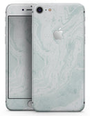 Mixtured Teal v3 Textured Marble - Skin-kit for the iPhone 8 or 8 Plus