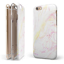 Mixtured Textured Marble iPhone 6/6s or 6/6s Plus 2-Piece Hybrid INK-Fuzed Case