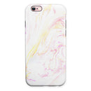 Mixtured Textured Marble iPhone 6/6s or 6/6s Plus 2-Piece Hybrid INK-Fuzed Case