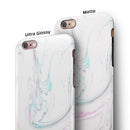 Mixtured Textured Marble v10 iPhone 6/6s or 6/6s Plus 2-Piece Hybrid INK-Fuzed Case