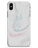 Mixtured Textured Marble v10 - iPhone X Clipit Case