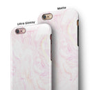 Mixtured Textured Marble v11 iPhone 6/6s or 6/6s Plus 2-Piece Hybrid INK-Fuzed Case