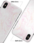 Mixtured Textured Marble v11 - iPhone X Clipit Case