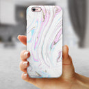 Mixtured Textured Marble v5 iPhone 6/6s or 6/6s Plus 2-Piece Hybrid INK-Fuzed Case