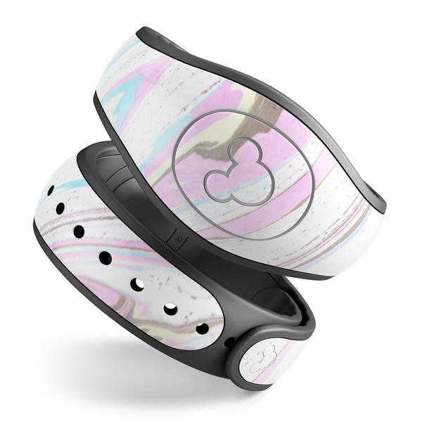 Mixtured Textured Marble v5 - Decal Skin Wrap Kit for the Disney Magic Band
