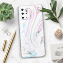 Mixtured Textured Marble v5 - Premium Vinyl Skin Decal for Samsung Galaxy S25 Ultra, S24, S23, S22 & All Galaxy S Models
