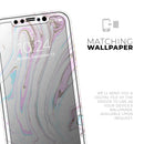 Mixtured Textured Marble v5 - Protective Skin Wrap & Decal – Compatible with iPhone SE to iPhone 17 Pro Max (All Models)