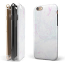 Mixtured Textured Marble v6 iPhone 6/6s or 6/6s Plus 2-Piece Hybrid INK-Fuzed Case
