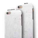Mixtured Textured Marble v8 iPhone 6/6s or 6/6s Plus 2-Piece Hybrid INK-Fuzed Case