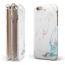 Mixtured Textured Marble v9 iPhone 6/6s or 6/6s Plus 2-Piece Hybrid INK-Fuzed Case