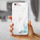 Mixtured Textured Marble v9 iPhone 6/6s or 6/6s Plus 2-Piece Hybrid INK-Fuzed Case