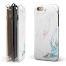 Mixtured Textured Marble v9 iPhone 6/6s or 6/6s Plus 2-Piece Hybrid INK-Fuzed Case