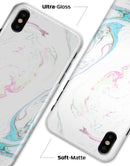 Mixtured Textured Marble v9 - iPhone X Clipit Case