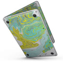 MacBook Pro with Touch Bar Skin Kit - Mixtured_Yellow_and_Green_Textured_Marble-MacBook_13_Touch_V6.jpg?