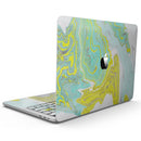 MacBook Pro with Touch Bar Skin Kit - Mixtured_Yellow_and_Green_Textured_Marble-MacBook_13_Touch_V9.jpg?