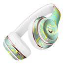 Mixtured Yellow and Green Textured Marble Full-Body Skin Kit for the Beats by Dre Solo 3 Wireless Headphones